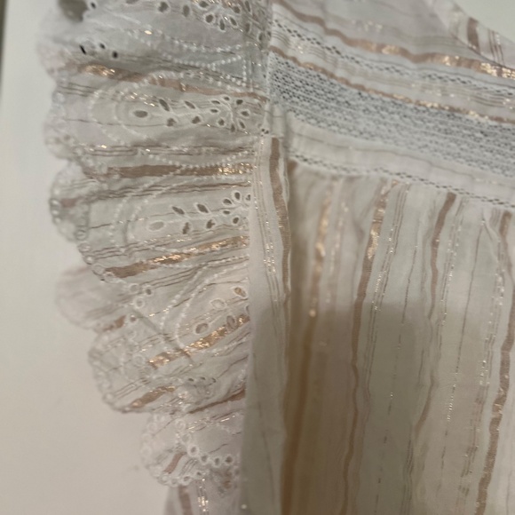 NWOT Matilda Jane Good Hart Ruffle cap sleeve top size S - Picture 2 of 6